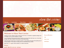 Tablet Screenshot of olarnthai.com